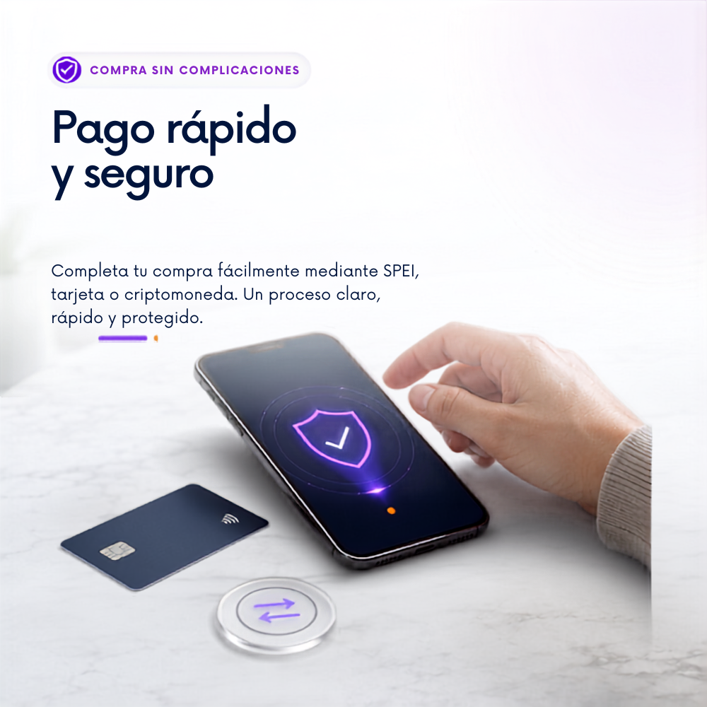 Pago rápido y seguro
